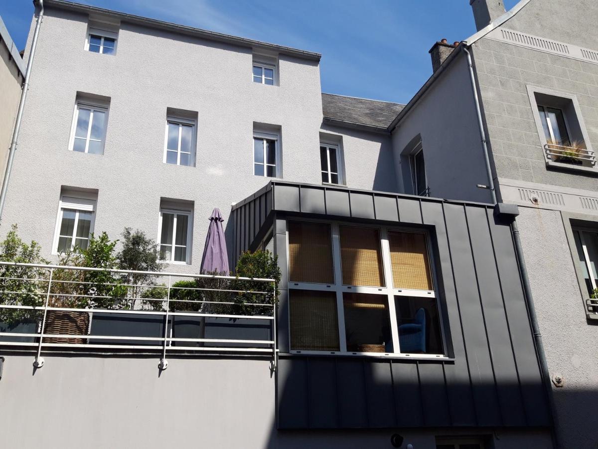 Agreables Chambres Independantes - Coutances Centre Exterior foto